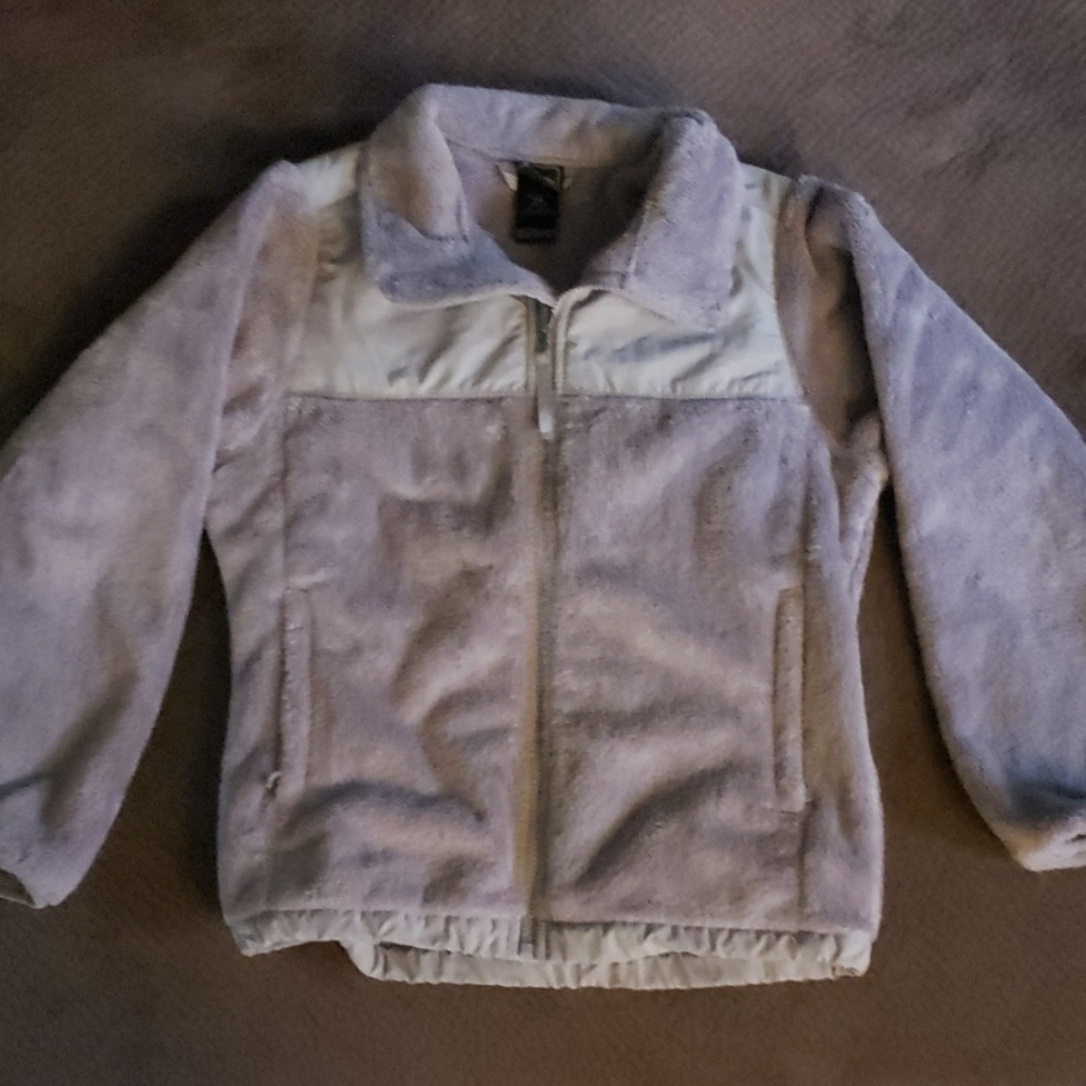 Girls M Grey North Face Jacket